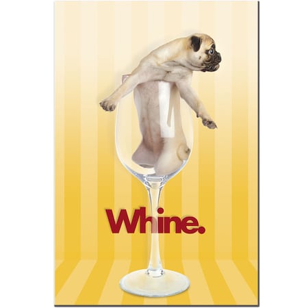 Gifty Idea Greeting Cards And Such 'Pug Whine' Canvas Art,14x19